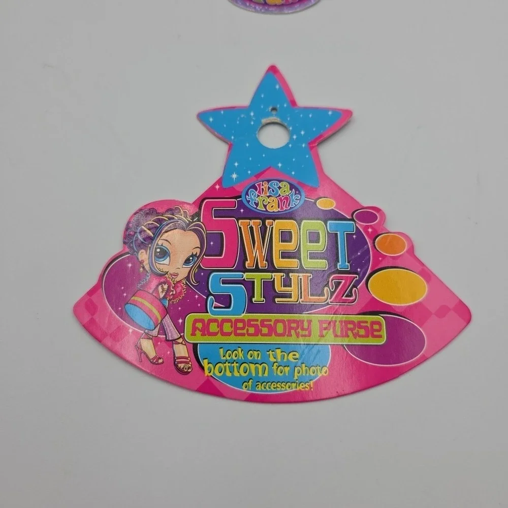 Vintage Lisa Frank Original Cardboard Tags Lot Of 5